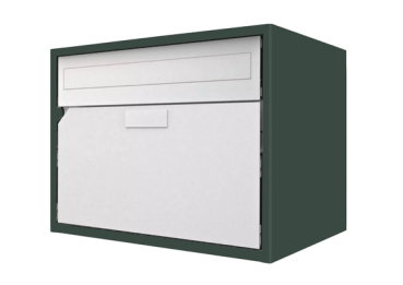 Briefkasten Huber Aluminium 300/400 Dunkelgrün metallic IGP 65780 MP